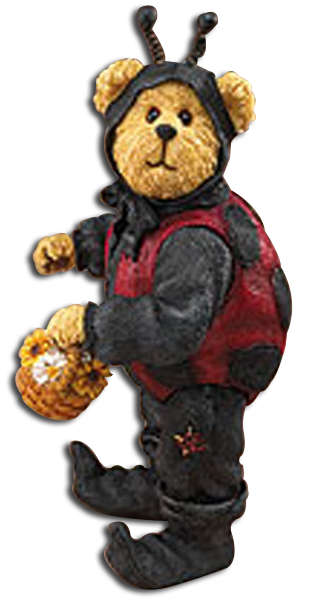 Boyds Shoe Box Bears are little Teddy Bears that are jointed figurines and dressed up as butterflys, bumble bees and ladybugs.