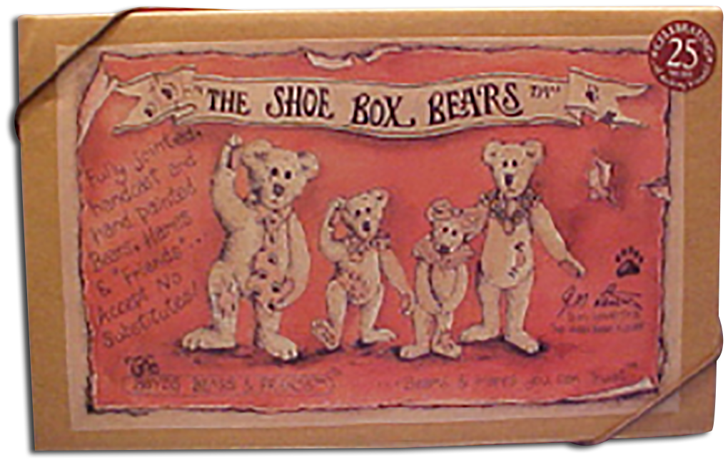 The box the Shoe Box Bears Comes in
