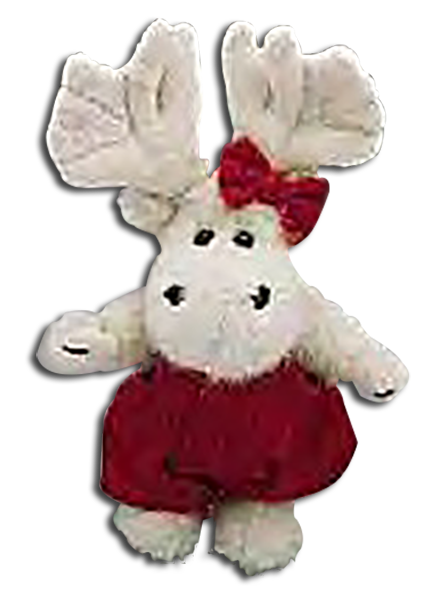 Boyds adorable Christmas ornaments come in Moose too! These plush moose ornaments are all dressed up in their holiday best!