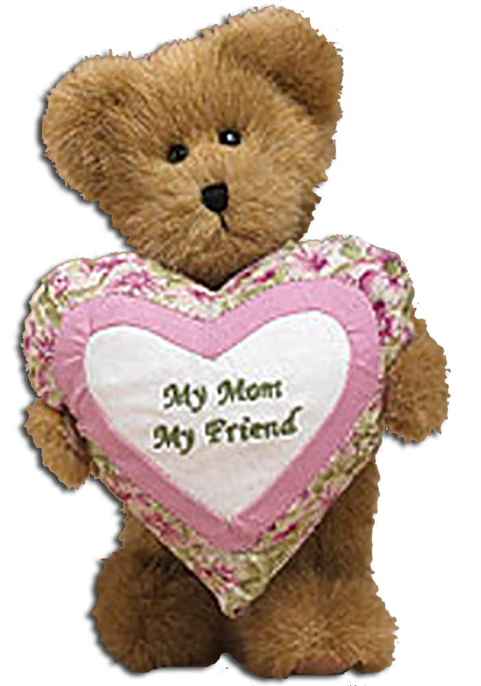 Adorable Boyds Plush Teddy Bears and More Dressed for Mother's Day! Each bringing Mom a special message.