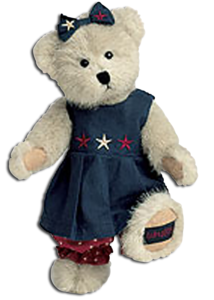 The adorable Americana plush teddy bars are prime examples of Boyds attention to detail with these patriotic stuffed animals.