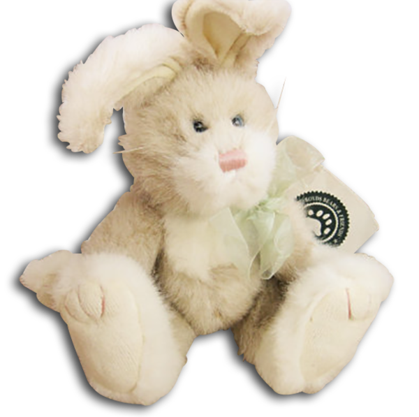 Boyds' JB Beans and associates have paid attention to their plush toy bunny rabbits for Easter. They are stuffed full of fluff and cuddly.