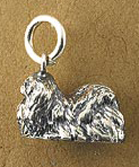 Sterling Silver Pekinese Charms