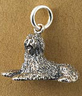 Sterling Silver Old English Sheepdog Charms