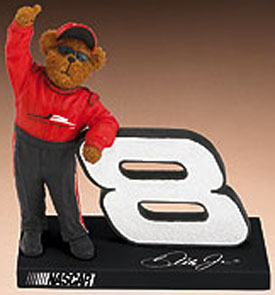 Boyds NASCAR Dale Earnhardt Jr Teddy Bear Figurines