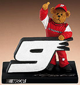 Boyds NASCAR Teddy Bear Figurine Teddy Bear Kasey Kahne #9 M & M Candy