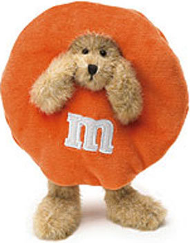 Click here to go to our selection of Boyds Candy Peekers M & M Character Plush Teddy Bears