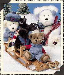 Click here to go to our selection of Boyds Winter On Bear Mountain Teddy Bears Moose Snowmen