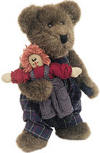 Boyds Simon Beanster and Andy Rag Doll - (Introduced Fall 2000 and has been retired)  Bean-filled Simon Beanster just moved to town and is catchin' on to this rag doll thing really quick (doesn't help that he's sweet on Sally Quignapple!). 10 inches and poseable