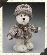 Boyds Maya Berriman  Teddy Bear - (introduced Fall 1999 and has been retired)   One of the smallest members of the vast and distinguished Berriman Family, Maya is a young Russian exchange student who is planning to be a Fashion Designer. She even created and knitted her own chenille Hat-and-Sweater Set! In soft, lovely tones of winter white and ice blue. Maya is a beautiful snowy white soft plush Teddy Bear.  6 inches and poseable