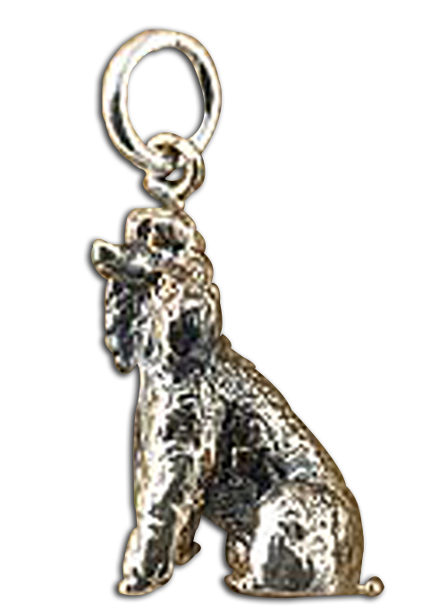 Boyds Sterling Silver Poodle Charm