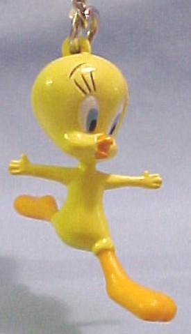 Tweety can go anywhere as these adorable Keychains