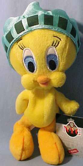 Tweety and Sylvester are cuddly soft plush stuffed animals. The small plush are perfect size for any hand.