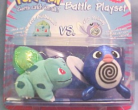 Pokemon Battle Sets are plush Pokemon sold in sets of 2 complete with a fold out Pokemon stadium.