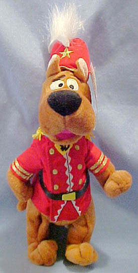 Scooby Doo is all dressed up for Christmas as one of Santa's Reindeer and the Nutcracker.