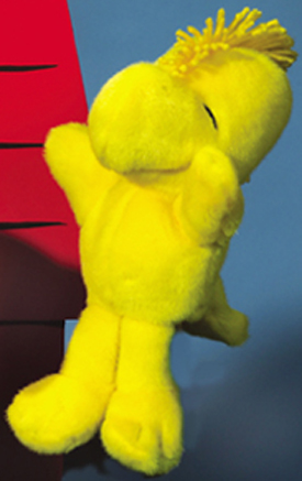 Tickle the imagination with Snoopys friend Woodstock full body hand puppets.