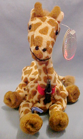 Coca Cola plush Giraffes are cuddly soft stuffed animals. He wears a tag which describes information about Coca Cola in the country the Giraffe came from.
