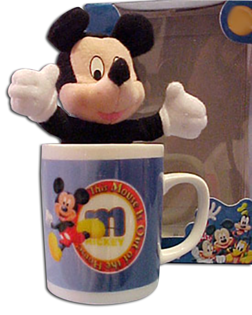 We carry a large selection of Mickey, Minnie and Goofy Messenger Mugs will send a message to someone special!