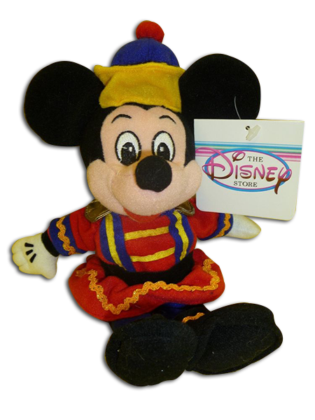 Mickey Mouse, Minnie Mouse and Pluto are all dressed up for Christmas. Find them in Nutcracker, Sugar Plum Fairies, Santa and Reindeer costumes as they Disney Store Plush Stuffed Toys.