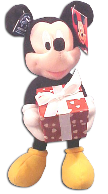 Mickey is dressed and ready to celebrate Valentine's Day with someone special! 
