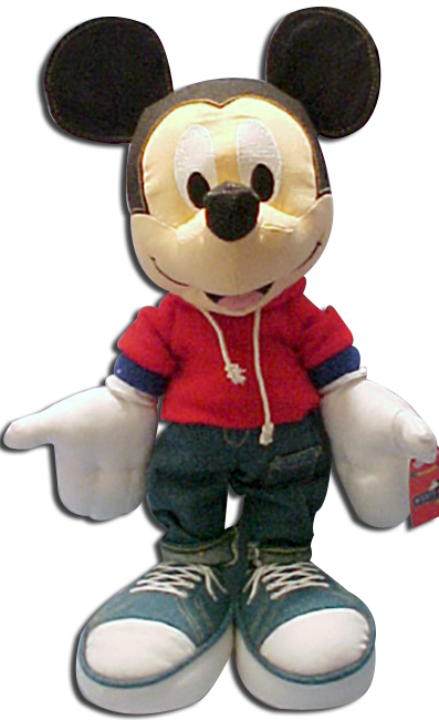 We carry a large selection of Mickey, Minnie, Goofy, Donald, Pluto, Daisy Duck and Donald's Nephew's Huey, Dewey and Louie stuffed toys and plush dolls.
