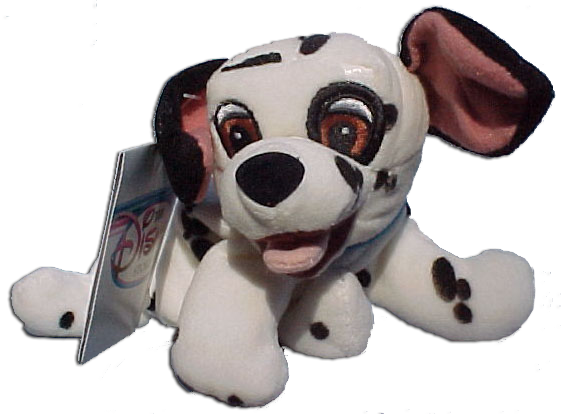 The adorable Jewels and Lucky along with Cruella DeVil are plush stuffed animals and dolls.