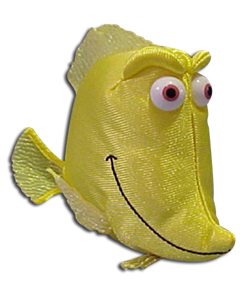 Disney's Finding Nemo Bubbles the Yellow Tang Plush 