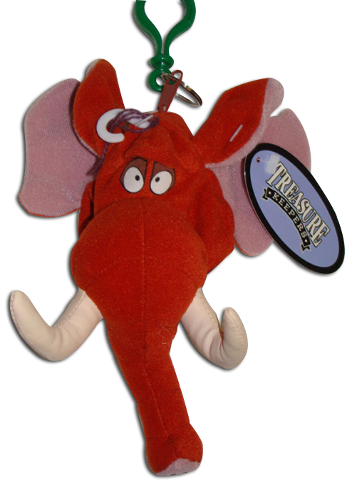 Disney's Tarzan Tantor the Elephant Plush Treasure Keeper Backpack Clip On
- A Treasure Keeper is a change purse or you can keep your other treasures in it. The actually Treasure Keeper is plush with a zipper in the back. 