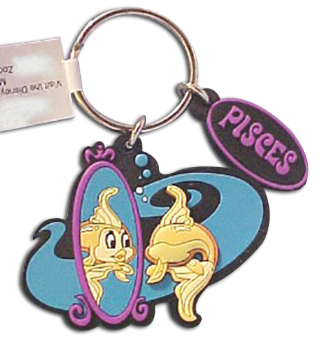 Disney's Zodiac Keychain Pisces Pinocchio's Goldfish Cleo