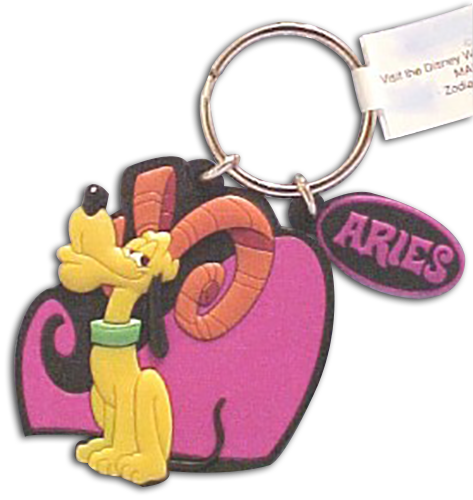 Disney's Zodiac Keychain Aries Pluto