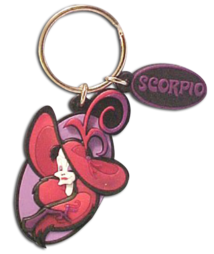 Disney's Zodiac Keychain Scorpio 101 Dalmatian's Cruelle DeVil