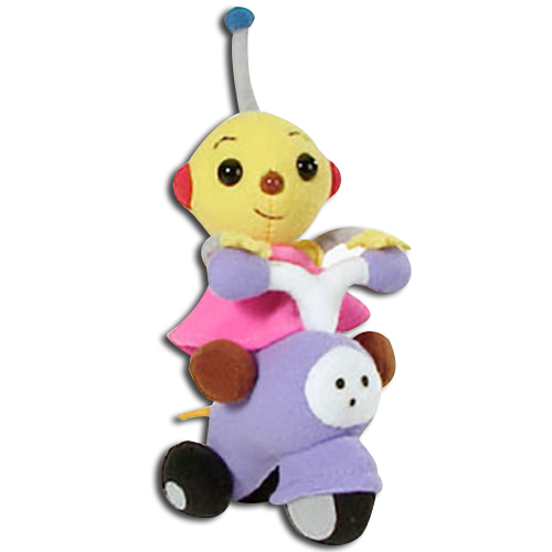 Rolie Polie Olie's Zowie Riding her Tricycle Plush Wiggler
- pull on the tricycle's license plate and Zowie and her Tricycle wiggle and jiggle