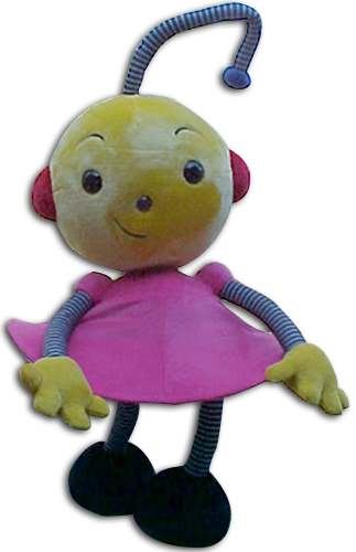 Rolie Polie Olie's Zowie JUMBO Plush Doll 
- has a 16" antenna