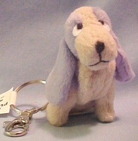 Hushpuppies Basset Hound Berry Frappe Plush Clip On Key Ring
- made by Applause