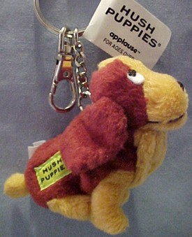 Hushpuppies Basset Hound Chantilly Plush Clip On Key Ring
- made by Applause