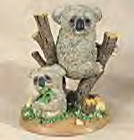 lou rankin figurines sculptures koala bears brown bears pandas