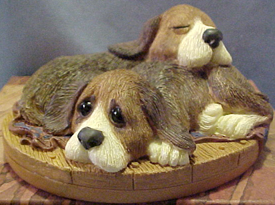 Collectible Lou Rankin Beagle Figurines