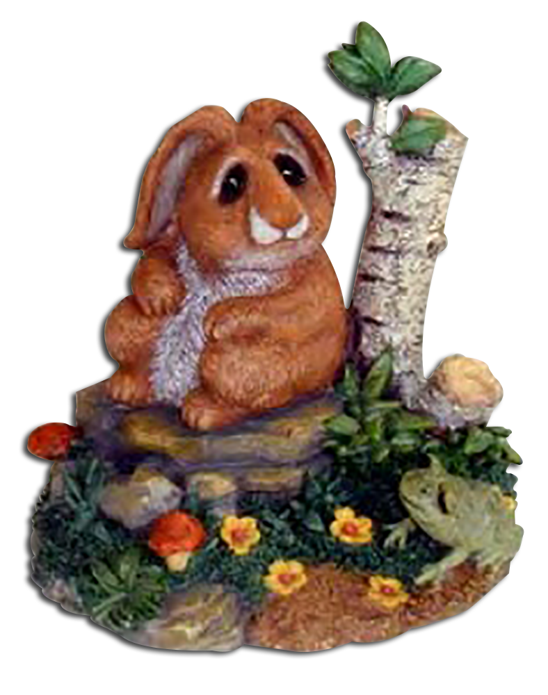 lou rankin figurines realistic beatrice bunny rabbit