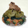 lou rankin figurines statues leap frogs herbert the frog