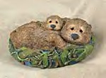 Lou Rankin Oswell Sea Otter and Spencer Seal in cuddly soft plush and figurines.