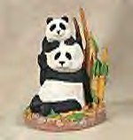 lou rankin sculpture panda figurine