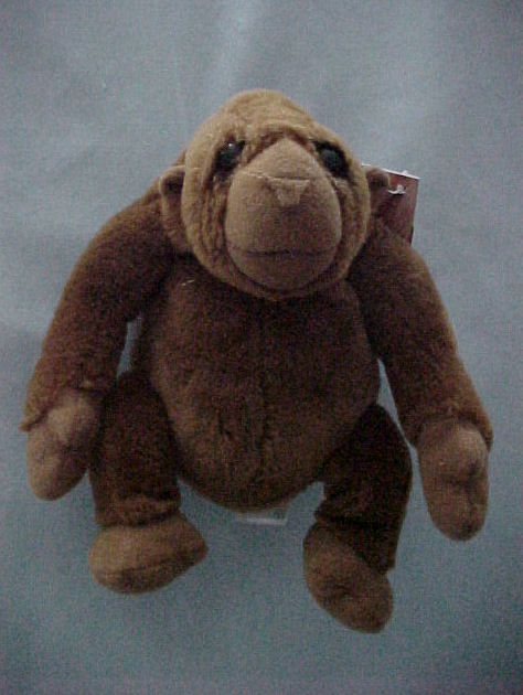 Lou Rankin Bean Bag Plush Zachary the Ape Stuffed Animal
- Retired January 2001