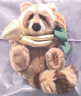 Lou Rankin Raccoons Christmas Stuffed Animals
