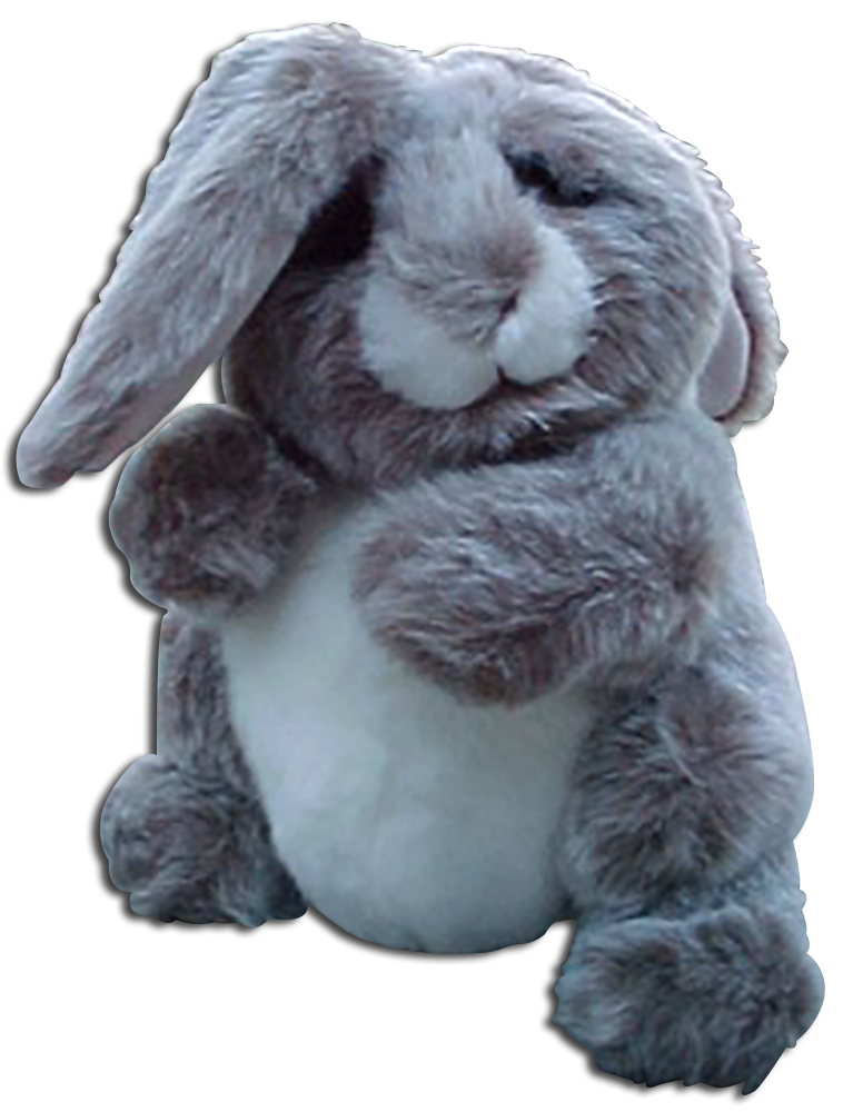 lou rankin bunny rabbits stuffed animal plush