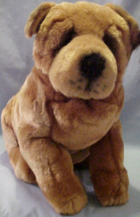 Lou Rankiin Plush Shar Pei Stuffed Animal