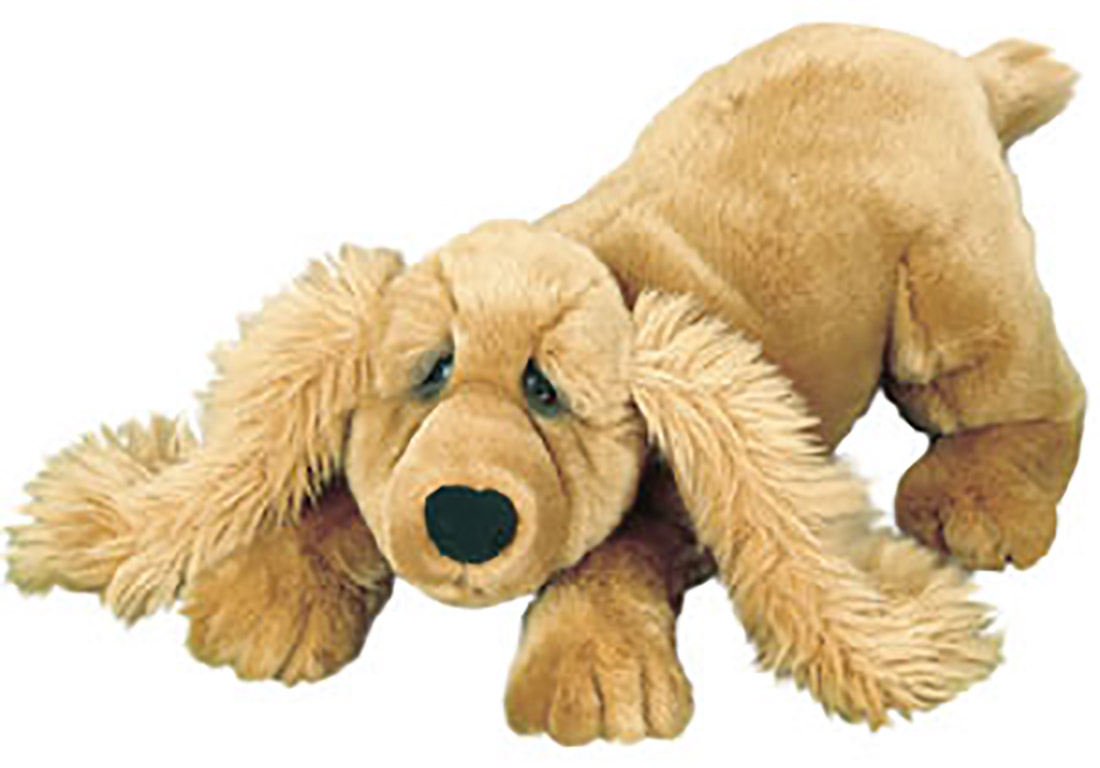 Adorable Cocker Spaniels created by Lou Rankin with Rankin's attention to detail with eyes and expressions that are life like in these plush Cocker Spaniels.