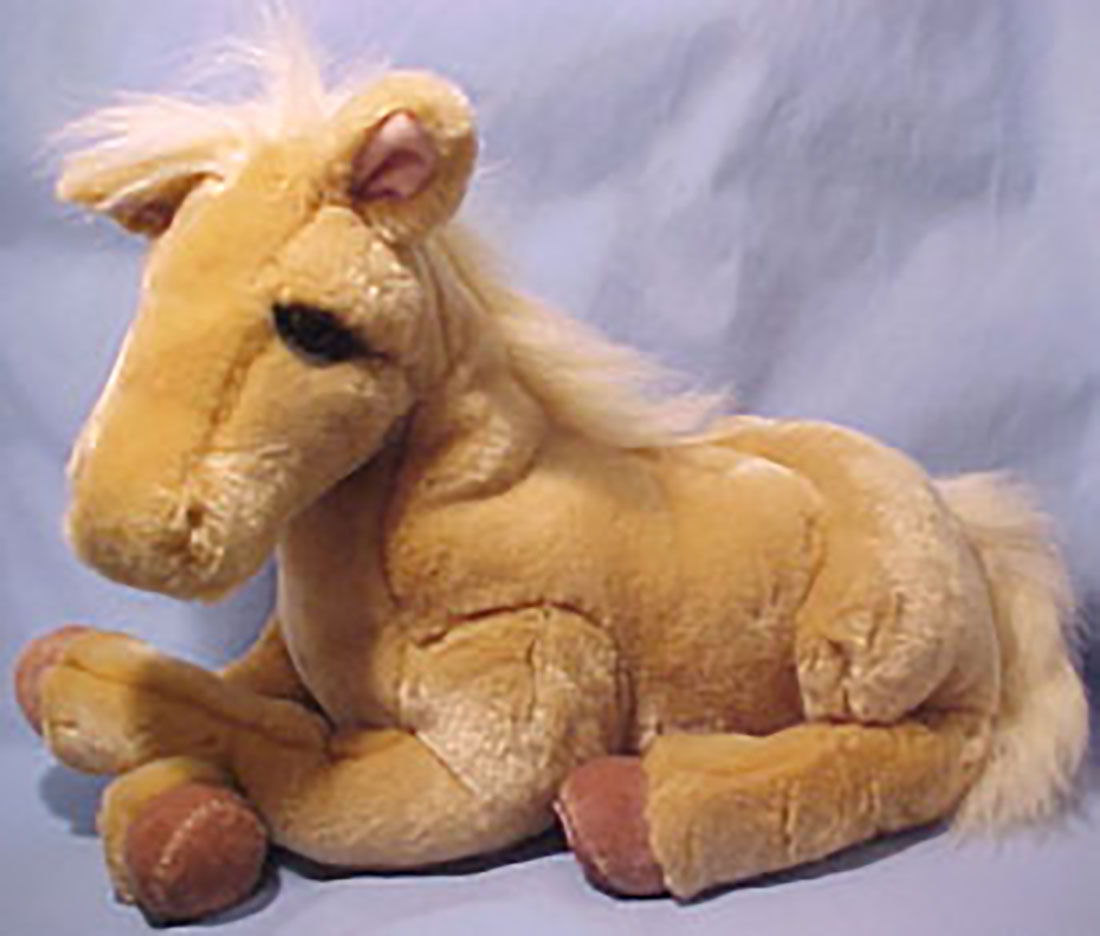 Plush Farm Animals in adorable horses and pigs by Lou Rankin as stuffed toy animals!