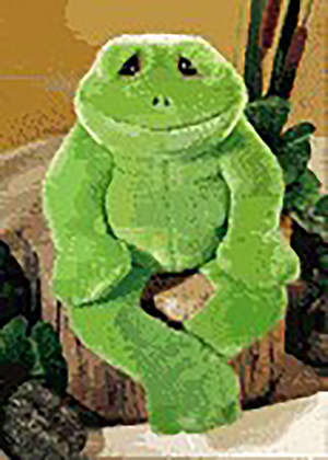 Everglade the Alligator, Herbert the Frog, Slowpoke the Turtle and Alex the Alligator are cuddly soft plush stuffed animals, which are very realistic looking by Lou Rankin!