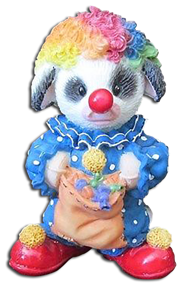 Mary Moo Moos Figurines for Halloween are adorable scary cow figurines in haunted houses, dressed like clowns and pirates in cold cast resin figurines.