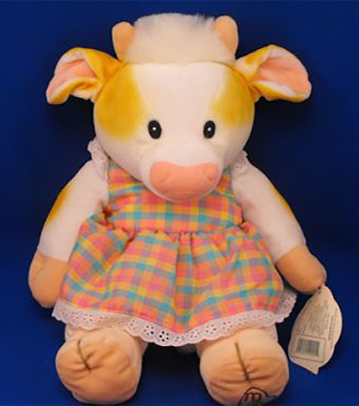Mary's Moo Moos Plush Patty the Brown and White Cow Stuffed Animal
- made by Enesco in 1998